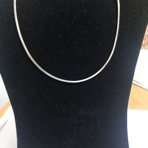 Lia Sophia reversible gold and silver necklace